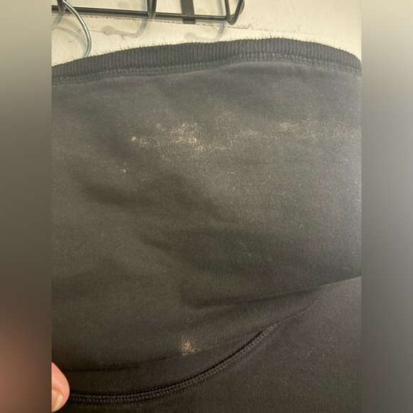 Lululemon Womens 6 Cowl Neck Double Front Zippered Pocket Black Sweatshirt - Picture 9 of 10